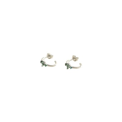 Boucles d'oreilles Agatha Beloved en argent