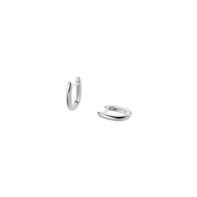 Boucles d'oreilles Agatha Mabillon en argent