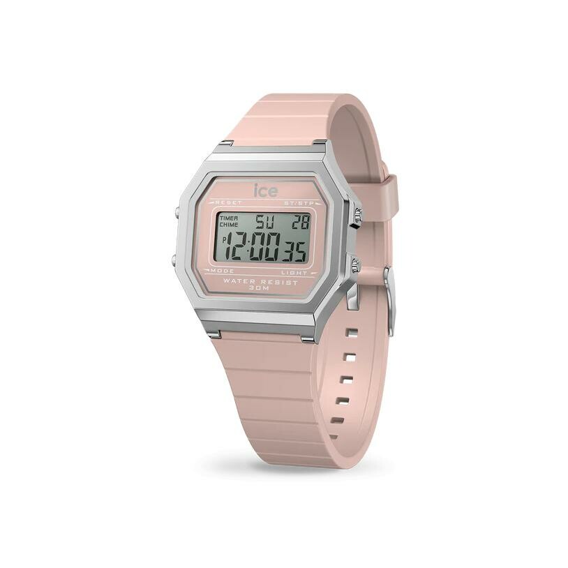 Montre Ice-Watch ICE digit retro Pink Silver