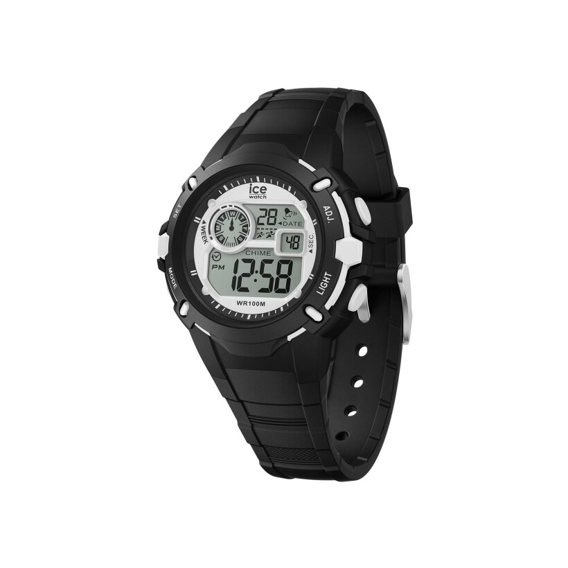 Montre Ice-Watch ICE digit explorer black white