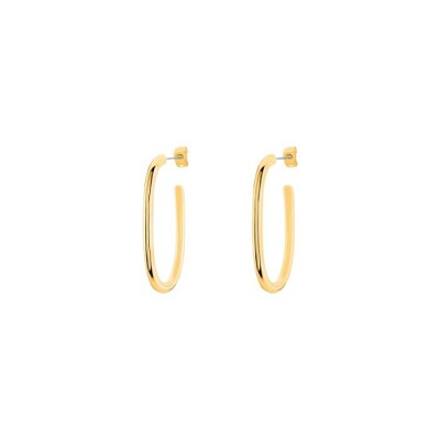 Boucles d'oreilles Agatha Chain en laiton