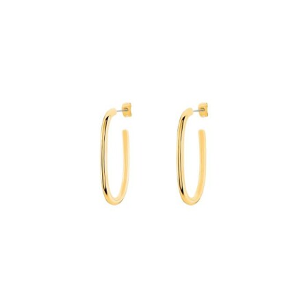 Boucles d'oreilles Agatha Chain en laiton