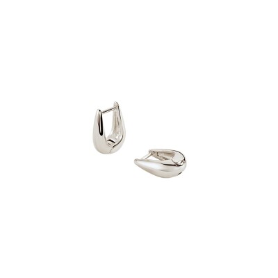 Boucles d'oreilles créoles Agatha Danae en laiton