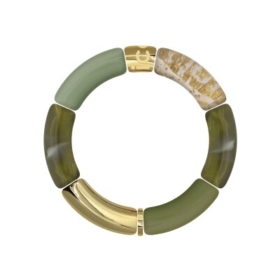 Bracelet ICE-Watch Bella Khaki Dark Green en acrylique et acier doré