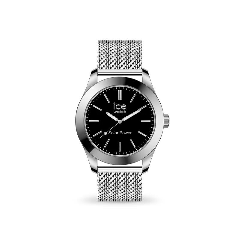 Montre Ice-Watch ICE steel solar Silver Black