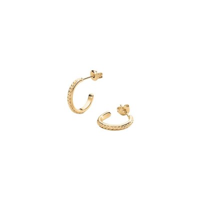 Boucles d'oreilles Agatha Tuilerie en laiton