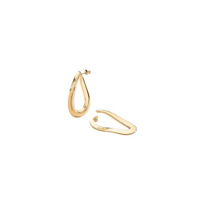 Boucles d'oreilles Agatha Abbesses en laiton