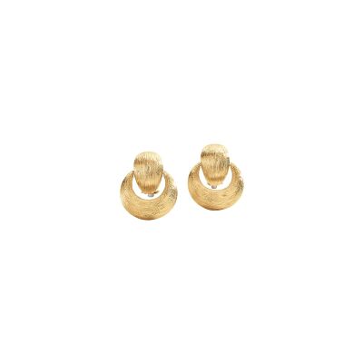 Boucles d'oreilles Agatha Charlot en laiton doré