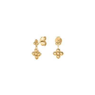 Boucles d'oreilles Agatha Beloved en argent doré
