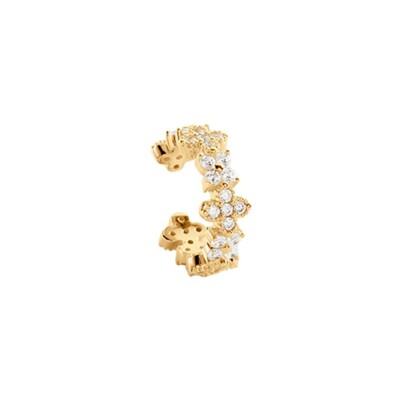 Earcuff Agatha Beloved en argent doré et oxyde de zirconium