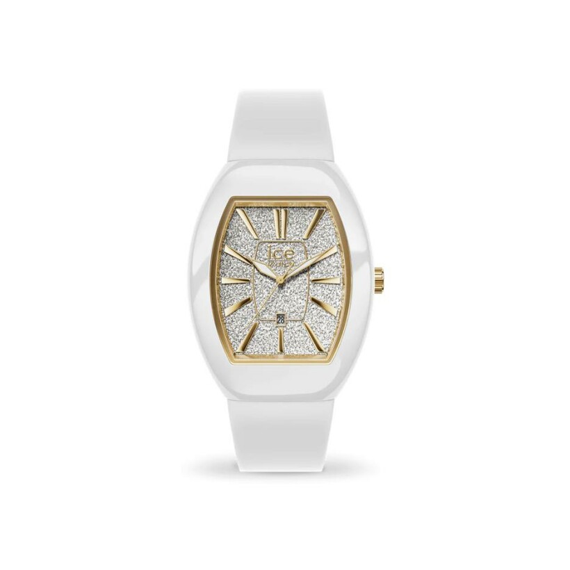 Montre Ice-Watch ICE boliday White Glitter Gold