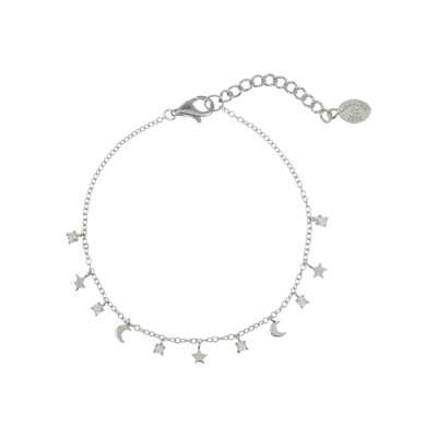 Bracelet Agatha Lunitas en argent et oxydes de zirconium