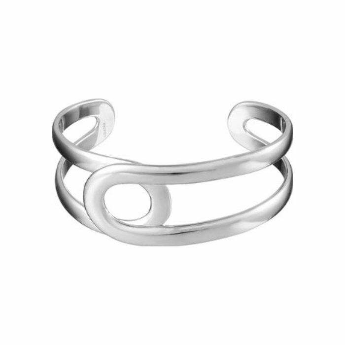 Bracelet rigide Agatha Curve en argent