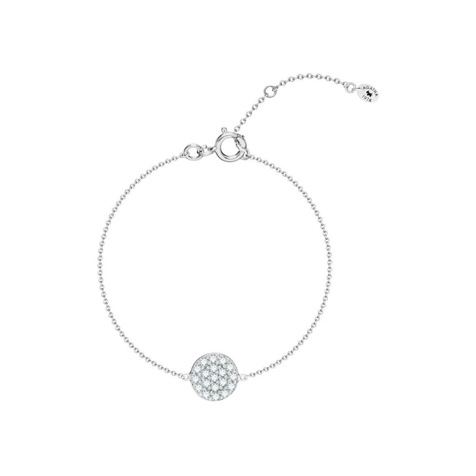 Bracelet Agatha Cristal en argent et oxyde de zirconium