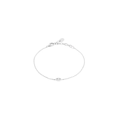 Bracelet Agatha Etreinte en argent et oxyde de zirconium