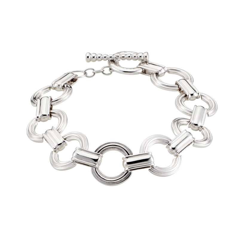 Bracelet Agatha Argent en argent rhodié