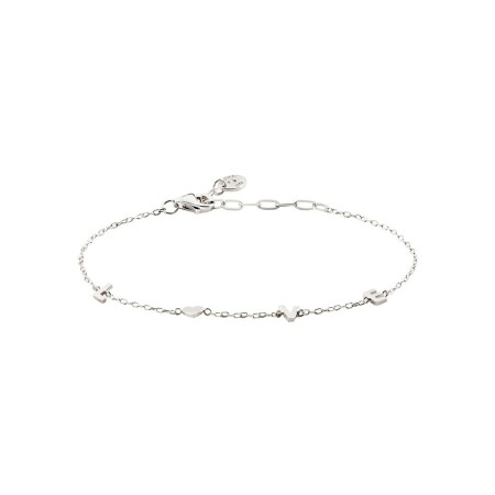 Bracelet Agatha WITH LOVE en argent