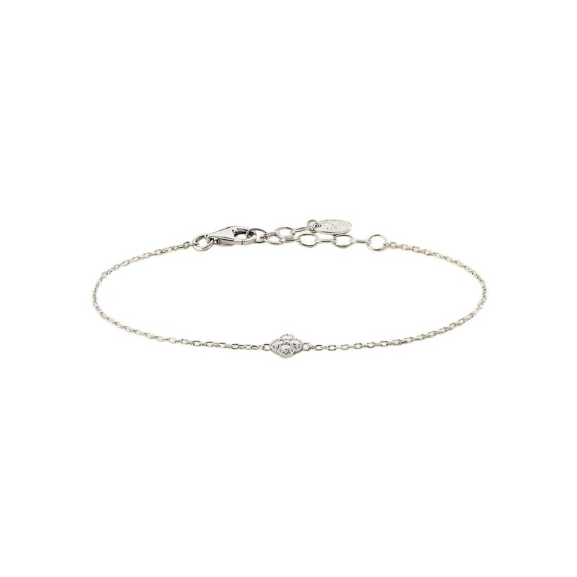 Bracelet Agatha Beloved en argent et oxydes de zirconium