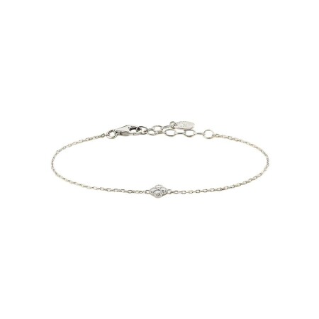 Bracelet Agatha Beloved en argent et oxydes de zirconium