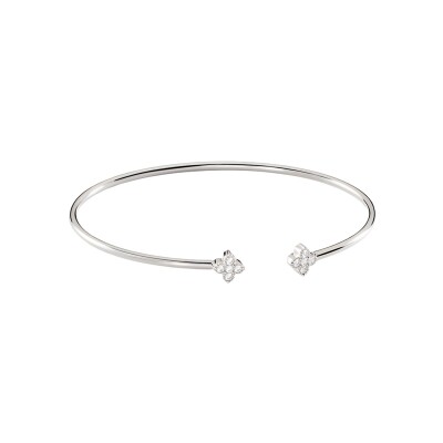 Bracelet jonc Agatha Beloved en argent et oxyde de zirconium