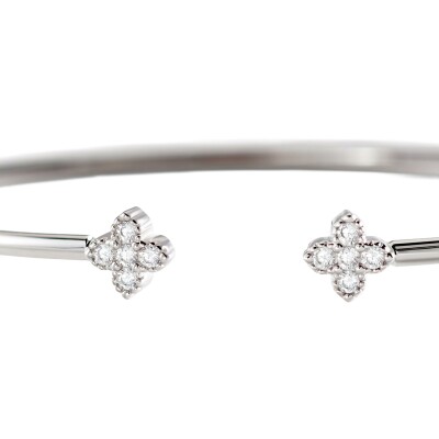 Bracelet jonc Agatha Beloved en argent et oxyde de zirconium