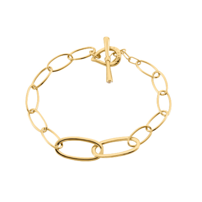 Bracelet Agatha Chain en laiton et oxyde de zirconium