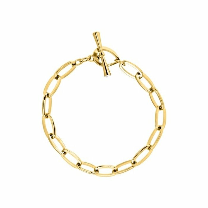Bracelet Agatha Chain maillons ovales allongés en laiton