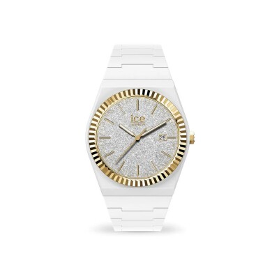 Montre ICE-Watch ICE power White Glitter Gold