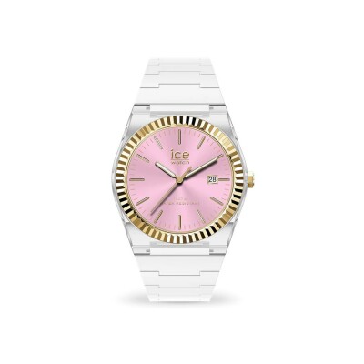 Montre ICE-Watch ICE power White Clear Pink