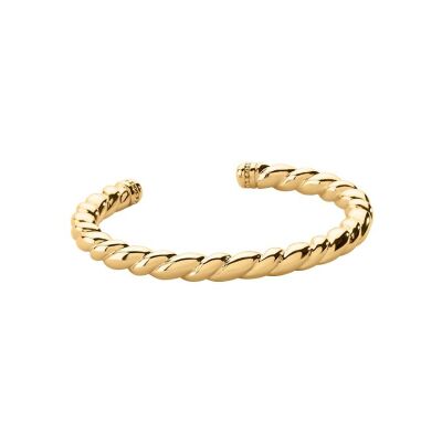 Bracelet jonc Agatha Ramatuelle en laiton doré