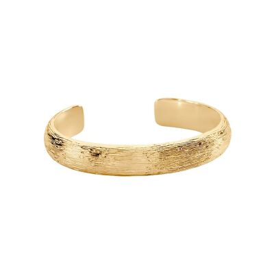 Bracelet jonc Agatha Charlot en laiton doré