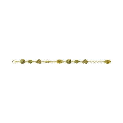 Bracelet Agatha Calypso en laiton doré