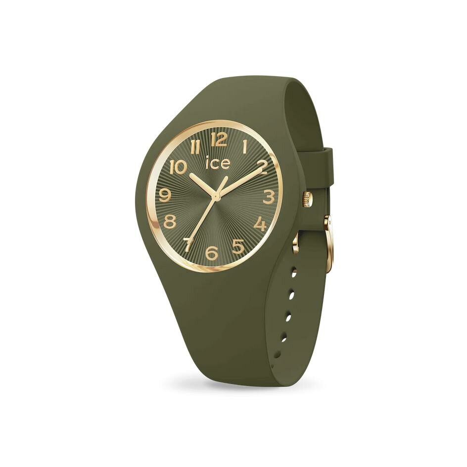 Montre ICE-WATCH Champagne Cherry - Boîtier 37mm, Bracelet Silicone Rouge, Étanche 10 ATM, Pour Femme