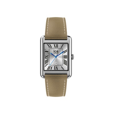 Montre Ice-watch ICE smart TKS 2.0 - Silver - Taupe grain