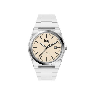 Montre Ice-Watch ICE power - PW1 - Transparent - White beige