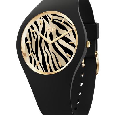Montre Ice-Watch  ICE wild - Black gold - Zebra
