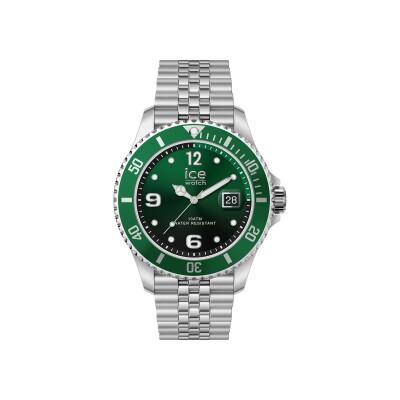 Montre Ice-watch ICE steel - Green silver - 5 links