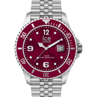 Montre Ice-watch ICE steel - Burgundy silver - 5 links