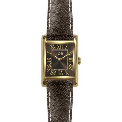Montre Ice-Watch  ICE mimi Square - Gold - Chocolate grain