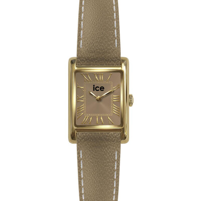Montre Ice-Watch  ICE mimi Square - Gold - Taupe grain