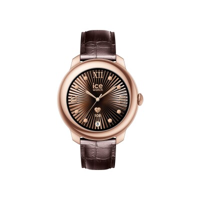 Montre Ice-Watch  ICE smart SP 2.0 - Rose-gold - Brown croco