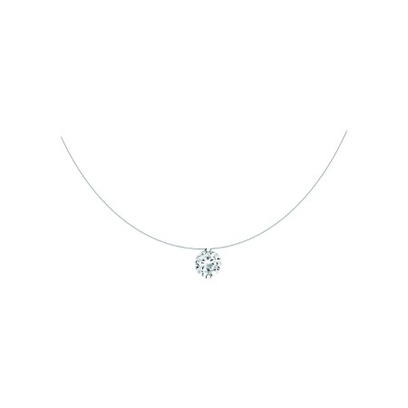 Collier Agatha Filmagiq en argent et oxydes de zirconium