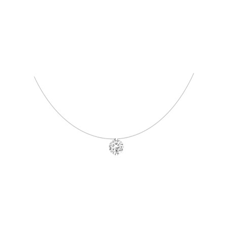 Collier Agatha Filmagiq en argent et oxyde de zirconium