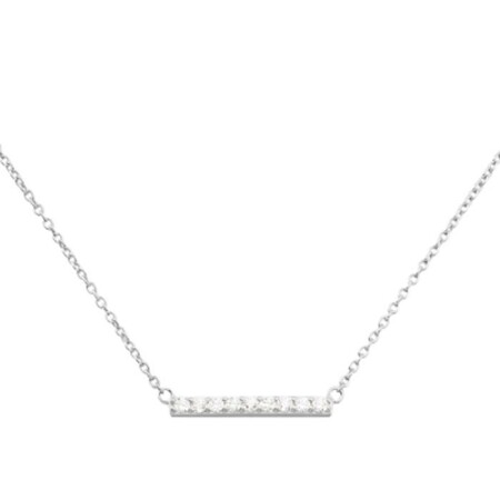 Collier Agatha Barshine en argent et oxyde de zirconium