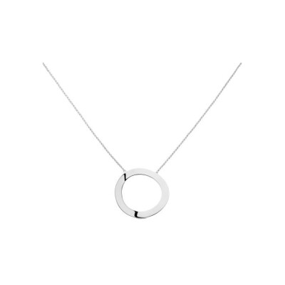 Collier Agatha Lines avec effet martelé en argent