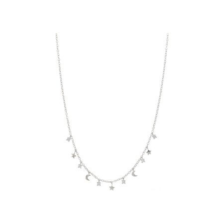 Collier Agatha Lunitas en argent et oxydes de zirconium