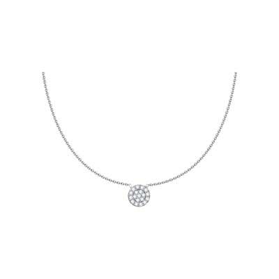 Collier Agatha Cristal en argent et oxydes de zirconium