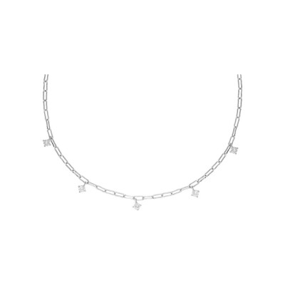 Collier Agatha Hera en argent et oxydes de zirconium