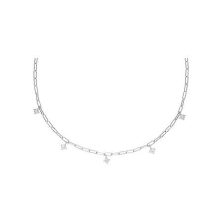 Collier Agatha Hera en argent et oxydes de zirconium