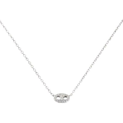 Collier Agatha Etreinte en argent et oxyde de zirconium